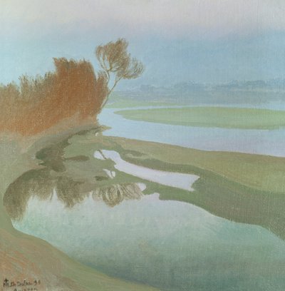 Landscape by Charles Marie Dulac